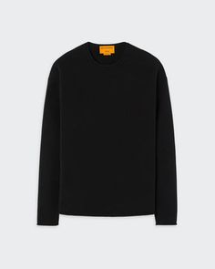 Oversized Crew - Black Cashmere Tops With Ribbed Collar And Crew Neck, Cashmere Tops With Ribbed Crew Neck, Oversized Wool Casual Top, Oversized Casual Wool Top, Casual Oversized Wool Top, Cashmere Top With Ribbed Crew Neckline, Cashmere Crew Neck Tops For Winter, Winter Cashmere Crew Neck Top, Wool Tops With Ribbed Neckline For Fall