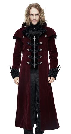 Vampire Men, Gothic Aristocrat, Trench Coat Casual, Steampunk Coat, Cape Collar, Black Vampire, Gothic Coat, Shawl Collar Coat, Open Coat