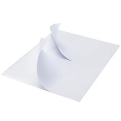 a roll of white paper sitting on top of a table