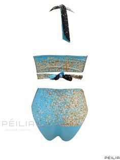 Peilia - Womens Glitter Leopard Print Halter Tie Neck 2-Piece Bikini Set: Stylish Ruched Surplice V-Neck Swimsuit for Beach, Pool, and Bathing Printed V-neck Beachwear Swimwear, Printed V-neck Swimwear For Poolside, Beachy V-neck Printed Swimwear, Tiger Print Beachwear Swimwear, Tropical Print V-neck Swimwear, Neck Tie, Types Of Printing, Leopard Print, Knitted Fabric