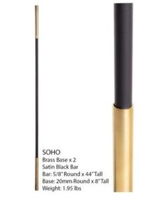 the mascara is black and gold in color