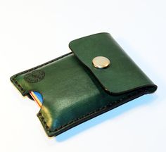 Business card holder Very comfortable & easy to wear. Color: Green. Size: 10cm x 6.5cm It could hold about 10-13 credit cards comfortably. And it also can be used as a business card holder . If you have some questions please write. Green Rectangular Card Holder For Personal Use, Green Travel Card Holder With Interior Slots, Green Leather Card Holder For Everyday Use, Green Wallet With Interior Card Slots, Green Wallet With Card Slots, Leather Business Card, Leather Credit Card Wallet, Leather Business Card Holder, Business Card Cases