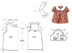 the sewing pattern for this blouse is very easy to sew