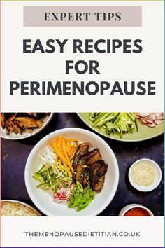 Create quick and healthy meals to support you through menopause. These recipes are suitable for the whole family and make eating well through menopause easier to do. Get inspired with this tasty collection of recipes for perimenopause and menopause brought to you by The Menopause Dietitian. All of these meal ideas for menopause are ready in less than 20 minutes. Click the link to access the blog and all the healthy food you need to support you through perimenopause and menopause. Meals For Menopausal Women, Recipes For Menopausal Women, Perimenopausal Recipes, Menopausal Diet Meal Plan, Quick And Healthy Meals, Laura Clark, Salmon Spices, Hormone Support, Healthy Hormones