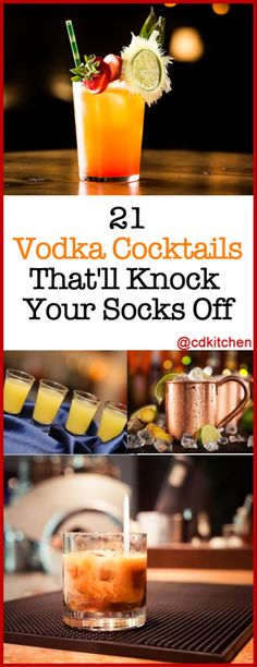 vodka cocktails that'll knock your socks off