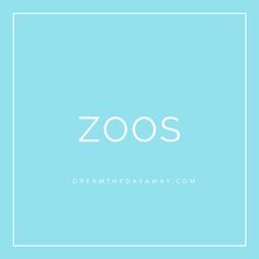 the word zooms in white on a blue background