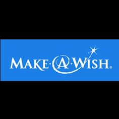 make a wish logo on a blue background