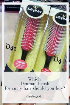 Before you buy a Denman brush for curly hair ask yourself this question first..... Brush For Curly Hair, Denman Brush, Flat Top Haircut, Brush Guide, Dark Curly Hair, Hair Care Oil, Thick Curly Hair, Tangled Hair, Hair Rinse