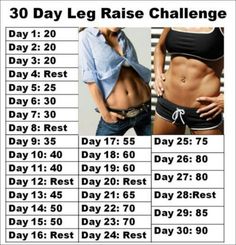 the 30 day leg raise challenge