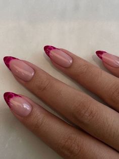 Edgy Nails, Minimal Nails, Art Pink, Fire Nails, Dream Nails, Funky Nails, Pretty Acrylic Nails, Chic Nails, French Tip Nails