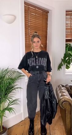 Look Grunge, Pastel Outfit, Rock Outfit, Rock Outfits, Causual Outfits, All Black Outfit