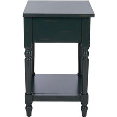 Brimming with vintage style, the Tami End Table will complement every interior from coastal cottage to prairie farmhouse. With turned spindle legs, handy shelf, and smooth storage drawer, this stylish accent is crafted of poplar wood, making for a timeless look thats always in fashion. Nightstands Ideas Bedside Tables, Nightstand With Storage, Prairie Farmhouse, Lantern Wall, Set Decor, American Home, Spare Bedroom, Storage Drawer, Coastal Cottage