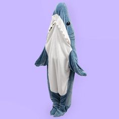 This cute shark blanket is made of soft, cozy fleece to keep you warm and comfy. While wearing this shark onesie, not only will you look cool, you'll also be sure to get a few laughs with its fun design! • S: Height 110-140cm/ 3.60*4.59 ft• M: Height 140-160cm/ 4.59*5.24 ft• L: Height 160-175cm/ 5.24*5.74 ft• XL: Height 175-190cm/ 5.74*6.23 ftMaterial: Fleece Shark Onesie, Shark Blanket, Funny Shark, Sharks Funny, Artsy Outfit, Cute Shark, Fun Design, Dress Romper, Trending Now