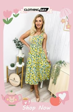 One Shoulder Floral Print Dress Spring Floral Midi Dress With Smocked Back, Spring Midi Floral Dress With Smocked Back, Spring Maxi Dress With Smocked Back For Day Out, Chic Floral Dress With Smocked Back For Spring, Summer Floral Dress With Smocked Back For Spring, Spring Brunch Sleeveless A-line Dress, Spring Midi Sleeveless Dress, Chic Spring Floral Dress With Smocked Back, Spring Floral Sundress With Smocked Back