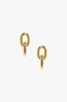 ANINE BING Link Drop Earrings Link Earrings, Classy Jewelry, Jewelry Lookbook, Anine Bing, Earring Crafts, Jewelry Inspo, Dream Jewelry, Gold Drop Earrings