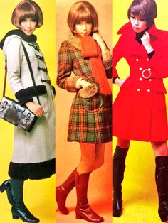 70s Japanese Fashion, Vintage Japanese Fashion, Evolution Of Fashion, Concept Clothing, Oc Inspo, 1970s Fashion, Fashion Inspiration Design, 60s Fashion