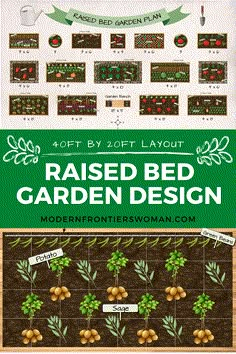 an info sheet for raised bed garden design