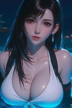 "Tifa Lockhart by Pool Under Moonlight" is available in Desktop, PC, iPhone, and all phone sizes at UltraImageHub - all wallpapers in stunning 4K resolution. Pool At Night, Fanart Wallpaper, Anime Girlies, Final Fantasy Collection, 4k Hd Wallpaper, Tifa Lockhart, Erza Scarlet, Girls Art