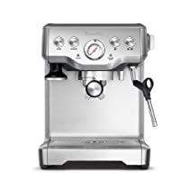 an espresso machine is shown on a white background