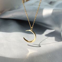 "Moon Gold Necklace, Dainty Moon Phase Necklaces | Celestial Moon * Materials: Real 14K Gold Plated Stainless steel * Closure: Lobster Clasp * Style: Minimalist * Dimensions: Length adjustable to15\" plus 2\" extender(17\" total) * Nickel Free & Lightweight, anti Tarnish , will not change color when wet We take customer care and service seriously to ensure clients are happy with purchase. * SHIPPING (Fast FREE Shipping) All orders will be shipped out within 1 business days after the order has be Bangle Bar, Crescent Moon Necklace Silver, Crescent Moon Necklace Gold, Victoria Prince, October Baby, Moon Necklace Silver, Astrology Jewelry, Jewelry Styling, Baby Ball