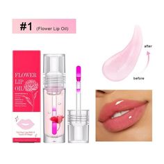 3.8ml New Flower Lip Oil Transparent Du Du Lip Gl Lip Film Zrun Change Color Change Lip Glaze Gift For Women 1ml Features: Please notice that product may be damaged during shipment, if you receive a broken goods, or you are not satisfied with our product, please feel to contact us and we will spare no efforts to offer you a best solution. Gift for Women/Girls - We always want to give our best wishes and beauty to our relatives and friends at every important moment - New Year, Valentine's day, Ch Oil Lipstick, Jelly Flower, Jelly Lipstick, Natural Lip Gloss, Color Changing Lipstick, Hydrating Lip Gloss, Natural Lipstick, Plumping Lip Gloss, Lip Butter