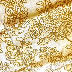 an image of a yellow and white fabric