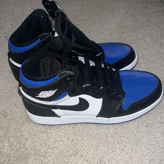 Never Worn Nike Dunks. Stock X Purchase Blue High-top Sneakers With Cushioned Footbed, Blue Low-top Sneakers With Contrasting Heel, Blue Low-top Sneakers With Contrasting Heel Counter, Blue High-top Sneakers With Contrasting Heel, Blue Lace-up Jordan Shoes, Blue Synthetic Lace-up Jordan Shoes, Blue Sneakers With Contrasting Heel And Round Toe, Swag Shoes, Nike Blue