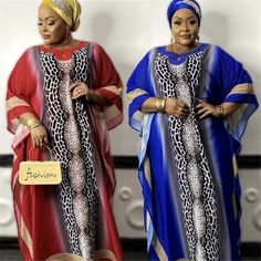 Dress Length 140cmBust 192cmWaist 192cmHips 192cmSleeve Length 50cm African Print Dresses For Women, Turkey Clothes, African American Fashion, Long Summer Dresses Maxi, Set Plus Size, Dress Muslim, Loose Maxi Dress, African Traditional Dresses, Ankara Style