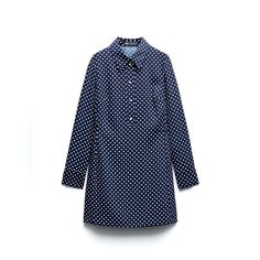 Short Polka Dot Dress Out Of Stock Dress With Lapel Collar And Long Sleeves. Front Button Closure. Navy Blue | 2663/902 Composition & Care We Work With Monitoring Programs To Guarantee Compliance With The Social, Environmental, And Health And Safety Standards Of Our Products. To Assess Its Compliance, We Have Developed An Audit Program And Plans For Continual Improvement. Outer Shell 93% Polyester 7% Elastane Which Has At Least: Outer Shell 93% Rcs-Certified Recycled Polyester Polka Dot Collared Dress With Buttons, Collared Polka Dot Dresses With Buttons, Polka Dot Button-up Spring Dresses, Spring Polka Dot Collared Dresses, Polka Dot Long Sleeve Dresses For Daywear, Blue Zara Dress With Button Closure, Zara Blue Dresses With Button Closure, Zara Blue Dress With Button Closure, Dress Navy Blue