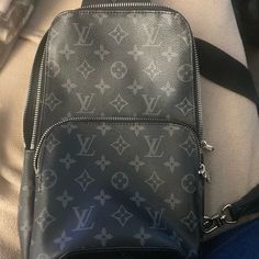 Black And Grey Over Shoulder Bag, In Great Condition Only Used Twice#Im Not Texting No One, Pls Keep Msgs Via Poshmark Over Shoulder Bag, Louis Vuitton Bags, Authentic Louis Vuitton, Louis Vuitton Bag, Black Gray, Black And Grey, Bag Lady, Louis Vuitton, Shoulder Bag