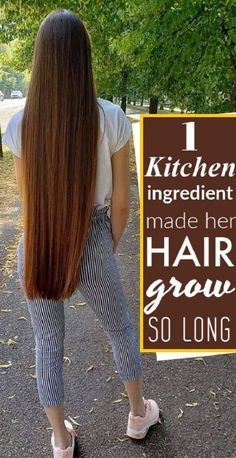 How To Grow Hair, Kitchen Ingredients, Hair Remedies For Growth, Grow Long Hair, Beauty Tips For Hair, Grow Hair Faster, Hair Growth Faster