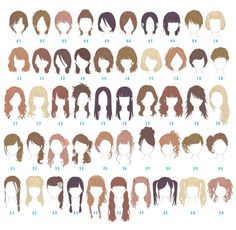 the different types of wigs for women with long hair in various styles and colors