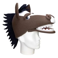 "Get this Awesome Big Horse Hat Today! This Big Horse Hat will definitely make you stand out at your next Party, Wedding, Corporate Event, Birthday, Quinceanera, or Halloween Party!  Product Details: ✓Made in the USA ✓Handmade ✓High Quality Foam ✓One Size Fits Most ✓Customizable to your preferences \"This is where your party starts\". Give your next party a new life and rediscover your youth with Foam Party Hats. Foam Party Hats Guarantee At Foam Party Hats we believe our hats help bring a new joy and excitement to the traditional party. Our products are made with love in Houston, Texas. We understand that buying things online can be scary with companies not staying true to their customers so we go the extra mile to keep you satisfied. If you bought something from us and feel that it is no Fun Adjustable Costume Hats And Headpieces For Themed Events, Fun Adjustable Costume Hats For Themed Events, Themed Cap For Costume Party, Novelty Hats For Costume Party, Novelty Mini Cap Hats For Costume Party, Novelty Hat For Costume Party, One Size, Novelty Hat For Costume Party, One Size Fits Most, Novelty Costume Hat With Curved Brim, Novelty Brimmed Costume Hats And Headpieces