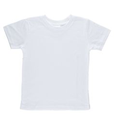 Dress your little one in a customizable fashion with White Toddler T-Shirt. This simple knit t-shirt can be worn plainly or with added embellishments and themes. Adorn the surface with printed designs, buttons, appliques, iron-ons, and much more. Dress it up or down!     Details:   Size: 3T  Content: 100% Cotton  Care: Machine Wash, Warm; Tumble Dry, Low; Only Non-Chlorine Bleach When Needed; Cool Iron If Needed. Basic White Shirt For All Genders, Unisex Basic Short Sleeve Shirt, Basic Unisex Short Sleeve Shirt, Hebrew Israelite, Print Coupons, Iron On Applique, Baby T Shirt, Beautiful Knitting, Male Fashion