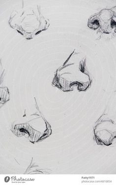 several drawings of hands and feet in the middle of a circle