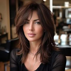 28 Gorgeous Examples of Long Hair with Side Bangs Long Layers With Swoop Bangs, Long Side Bangs Short Hair, Layered Hair With Side Bangs Mid Length, Long Bangs Fine Hair, Short Layers On Top Long On Bottom Hair, Side Bangs Over 50, Long Layers For Thick Hair, Long Layers And Side Bangs, Side Bangstyle Hair Medium