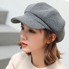 The Woolen Beret Cap adds a timeless appeal to your wardrobe with its soft, durable wool fabric. Designed with a classic beret shape, this cap keeps you warm and comfortable during cooler days. Its neutral camel color makes it easy to pair with a variety of outfits, whether casual or semi-formal. Whether you're out for a stroll or attending an event, this woolen beret cap is a reliable and cozy accessory. Key Features: Soft Wool Fabric: Offers warmth and comfort in colder weather. Classic Beret Grey Beret, Newsboy Cap Men, Beret Style, Cap Girl, Berets Cap, Wool Caps, Wool Berets, Cap Fashion, Wool Winter