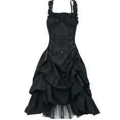 Steampunk dress: The Victorian era has a recognizable style with its deliciously old-fashioned shapes and colors. The dress can be enhanced with a crinoline or a petticoat to amplify the so popular bell effect in this period. Type: Steampunk / Victorian dress Composition: 90% polyester, 10% spandex silhouette: A-line d Victorian Gothic Dress, Black Victorian Dress, Black Gothic Dress, Victorian Fashion Dresses, Vestidos Retro, Steampunk Dress, Long Sundress, Punk Dress, Robes Vintage