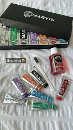 Marvis Toothpaste Aesthetic, Dental Routine, Marvis Toothpaste, Clary Sage Essential Oil, Beauty Routine Tips, Basic Skin Care Routine, Oral Care Routine, Facial Skin Care Routine, Teeth Care