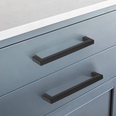 Black Cabinet Handles and Knobs Modern Square Bar Drawer Pull 2-12inch Hole Centers PDDJS12HBK - Probrico Black Kitchen Hardware, Stainless Steel Cabinet Hardware, Bar Drawer, Black Cabinet Handles, Black Cabinet Hardware, Black Drawer Pulls, Update Cabinets, Square Bar, Black Cabinet