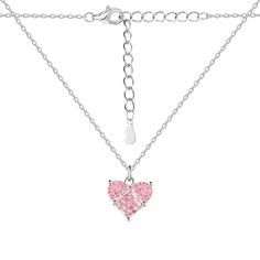 Complete your Valentine's Day look with our Icy heart necklace. This elegant square-shaped pendant features an icy heart design, perfect for the holiday of love. Pair it with our matching tennis bracelet for a stunning and stylish look. Don't miss out on this limited edition set." Real 925 Sterling Silver Cubic Zirconia 5A CZ Stones Stone size: 5MM X 5MM Length: 40CM + 5CM Stone shape: Square Stone carat: 0.5 Nickel/Lead/Cadmium Free TARNISH FREE! Hypoallergenic Cubic Zirconia Heart-shaped Chain Necklace, Valentine's Day Heart Necklace With Cubic Zirconia Gemstone, Silver Heart-shaped Rhinestone Necklaces, Heart-shaped Cubic Zirconia Necklace For Valentine's Day, Heart-shaped Diamond Accented Pendant Necklace For Valentine's Day, Square Stone, Saved Items, Ring Size Guide, Tennis Bracelet