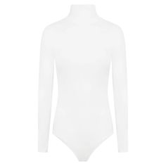 "Power Player" Turtleneck Bodysuit – Shop Ambitionist Fall Turtleneck Second-skin Bodysuit, Chic White Stretch Turtleneck, Fitted White Turtleneck, White Stretch High Neck Turtleneck, Chic Fitted White Turtleneck, Fall Turtleneck Elastane Bodysuit, White Stretch Bodysuit For Winter, White Stretch Bodysuit For Fall, Winter Turtleneck Elastane Bodysuit