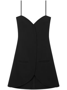 a black dress with an open back