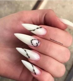 Nails Emo, Nails Goth, Nails Edgy, Nails Acrylic Almond, Nails Short Acrylic, Nails Acrylic Square, Nails Acrylic Short, Summer Goth