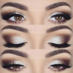 80+ Wonderful Prom Makeup Ideas - Number 16 Is Absolutely Stunning Best Eyeshadow, Trendy Makeup, Wedding Hair Makeup, Puffy Eyes, Hazel Eyes, Eye Looks