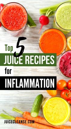 the top 5 juice recipes for inflamation