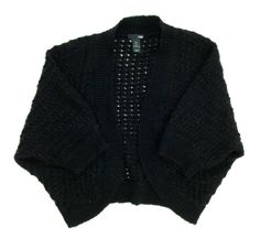 $250 H&M Womens BLACK KNIT CARDIGAN SHORT SLEEVE OUTWEAR OPEN SWEATER JACKET L Description About Us We sell only 100% authentic clothing from new with tags to gently used. We have a 100% authentic or money back guarantee on every item we sell. Items are listed daily so make sure to put us on your favorite! Most of our items come from a nationwide high end dept store.We have been in business for over 10 years selling tens of thousands of designer items. We strive to meet your designer needs at a H&m Knit Outerwear For Winter, H&m Black Casual Sweater, Black Open Knit Outerwear, Casual Black H&m Sweater, H&m Black Sweater For Fall, Fitted H&m Winter Cardigan, Black H&m Sweater For Fall, Trendy H&m Sweater For Winter, Black Open Knit Outerwear For Winter