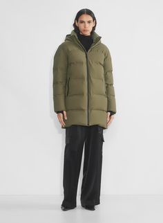 THE SUPER PUFF₂O™ MID | Aritzia Fall Activewear, The Super Puff, Super Puff, Down Puffer Jacket, Polar Fleece, Ankle Socks, Waterproof Fabric, Denim Shirt, Puffer Jacket