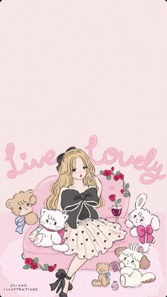 Wall Iphone, Kawaii Doll, Hello Kitty Iphone Wallpaper, Inspirational Artwork, Pink Wallpaper Iphone, Anime Princess, Girly Pictures