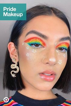 Make Up Inspiration, Colorful Eye Makeup, Makeup Eye Looks, Crazy Makeup, Eye Makeup Art